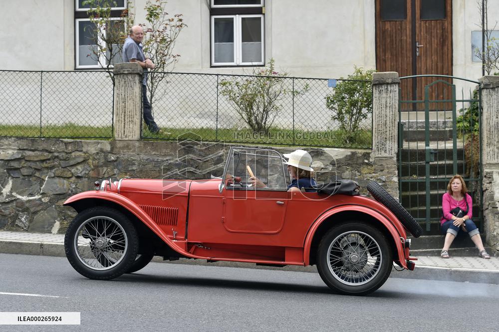 53rd year of the regularity ride to the hill Zbraslav - Jiloviste, veteran, oldtimer