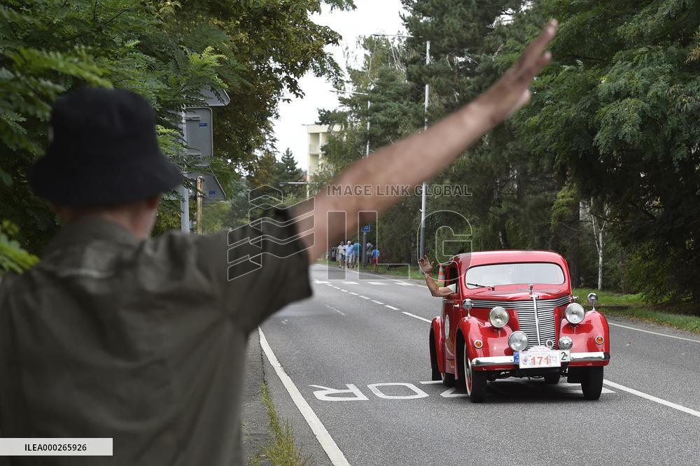 53rd year of the regularity ride to the hill Zbraslav - Jiloviste, veteran, oldtimer
