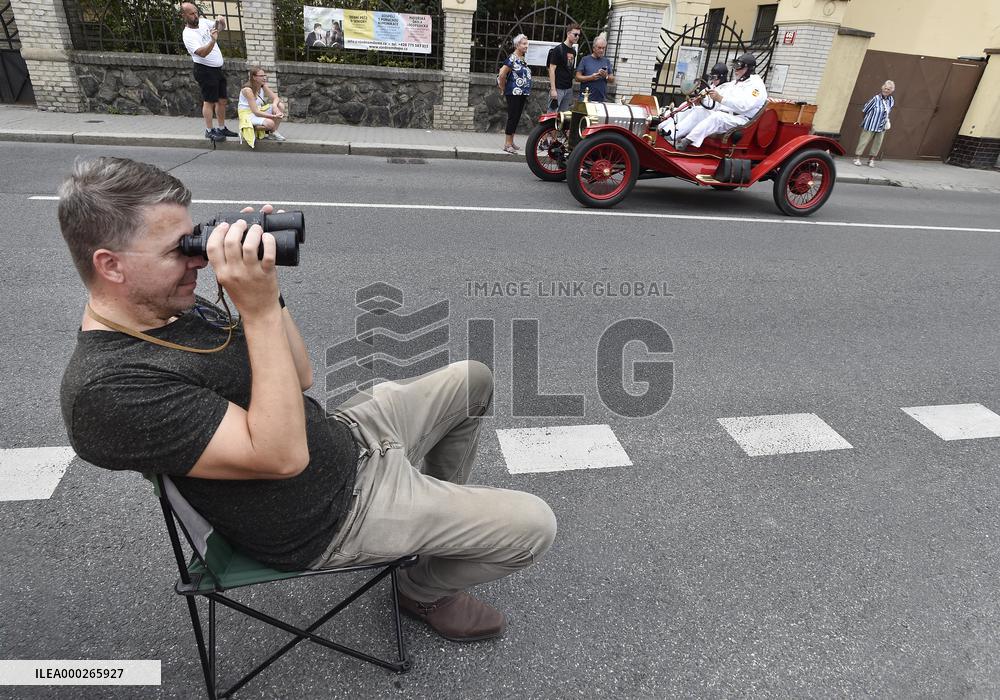 53rd year of the regularity ride to the hill Zbraslav - Jiloviste, veteran, oldtimer