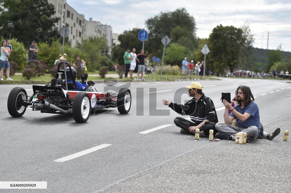 53rd year of the regularity ride to the hill Zbraslav - Jiloviste, veteran, oldtimer
