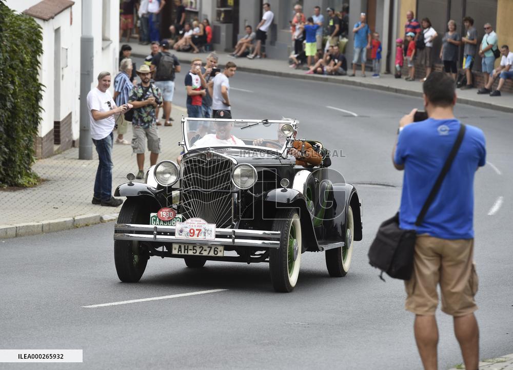 53rd year of the regularity ride to the hill Zbraslav - Jiloviste, veteran, oldtimer