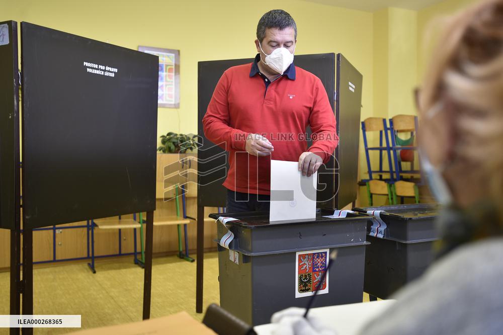 Czech regional elections and the first round of the election to one-third of the Senate, Jan Hamacek