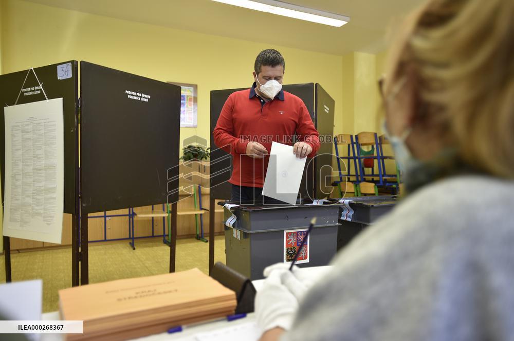 Czech regional elections and the first round of the election to one-third of the Senate, Jan Hamacek