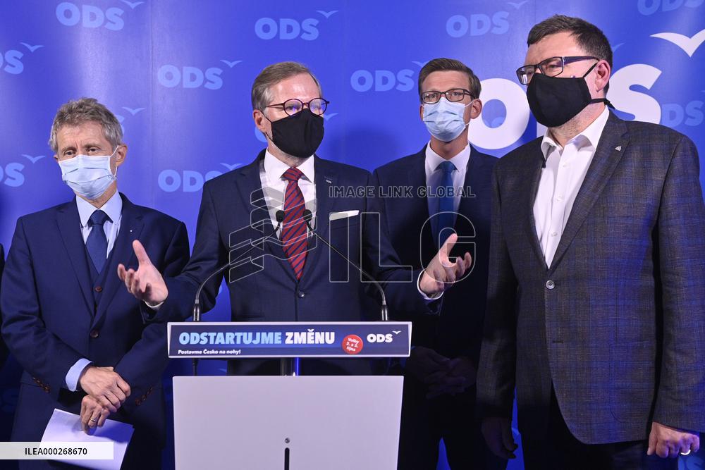 Milos Vystrcil, Petr Fiala, Martin Kupka, Zbynek Stanjura