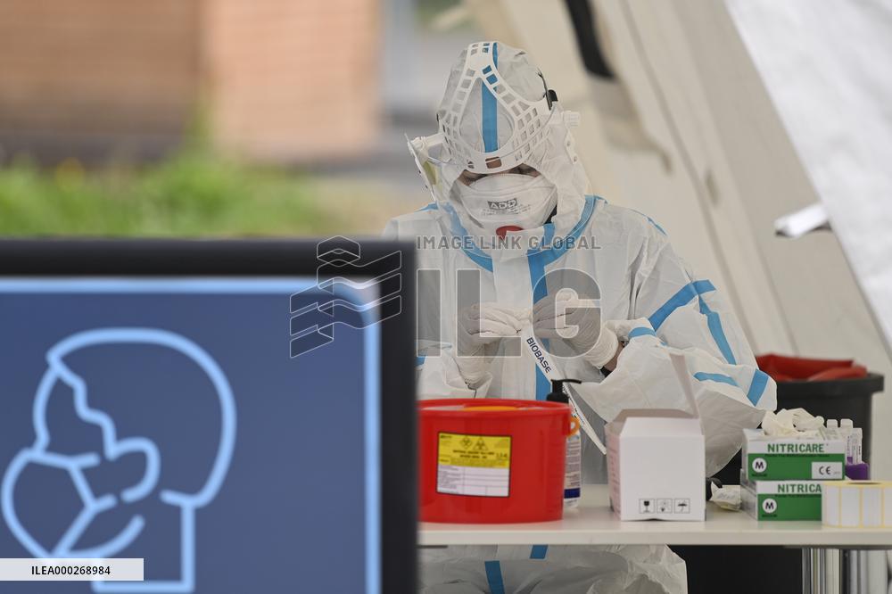 Vystaviste Holesovice exhibition ground, test station