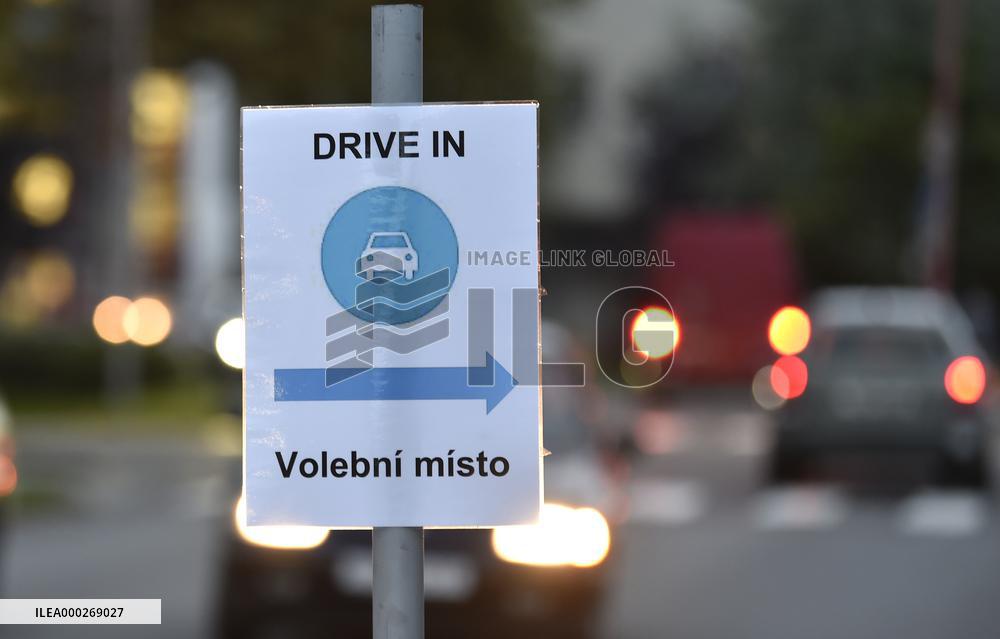 drive-in point, polling place, Senate elections, second round