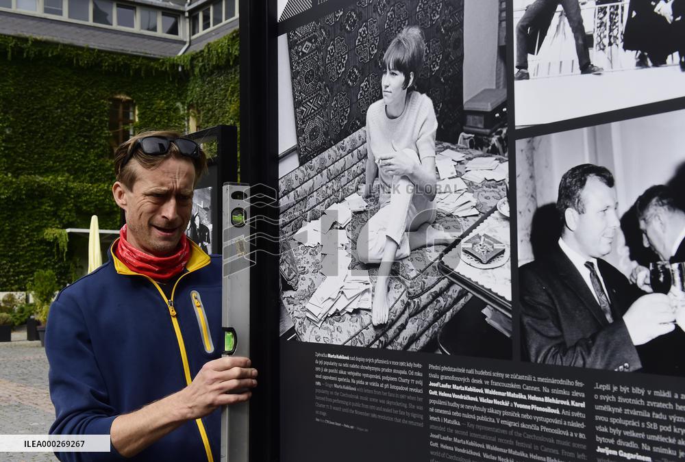 Photo exhibition Undesirable Moments, installation, photo manipulation