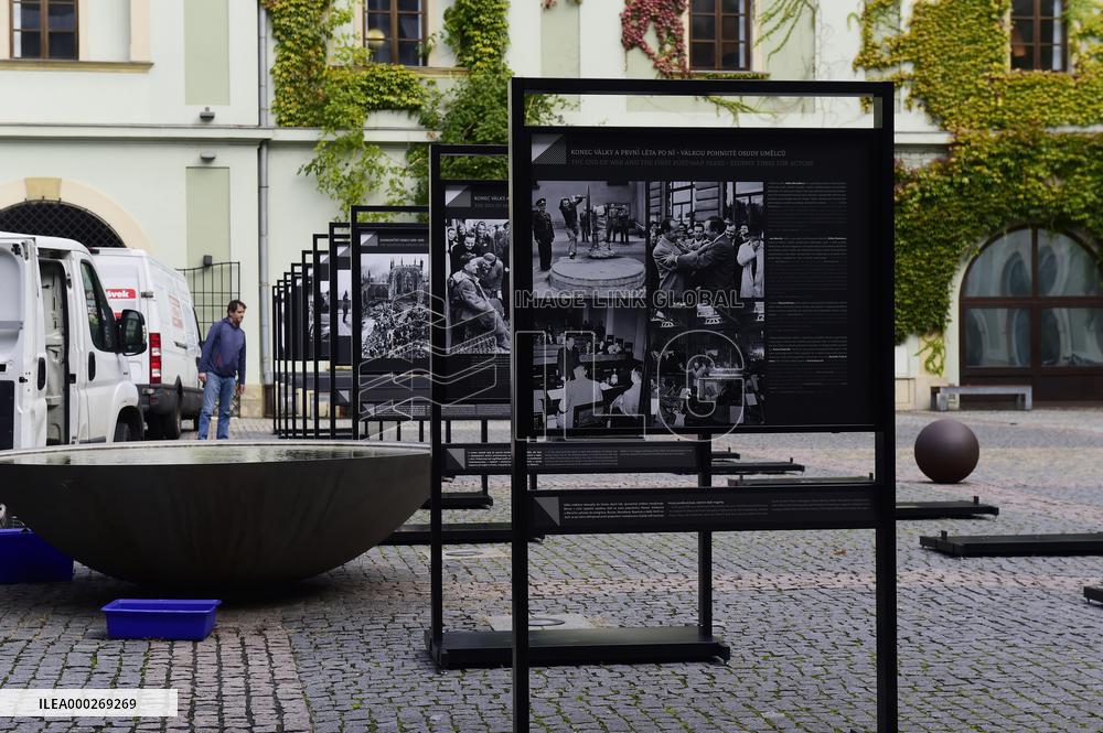 Photo exhibition Undesirable Moments, installation, photo manipulation