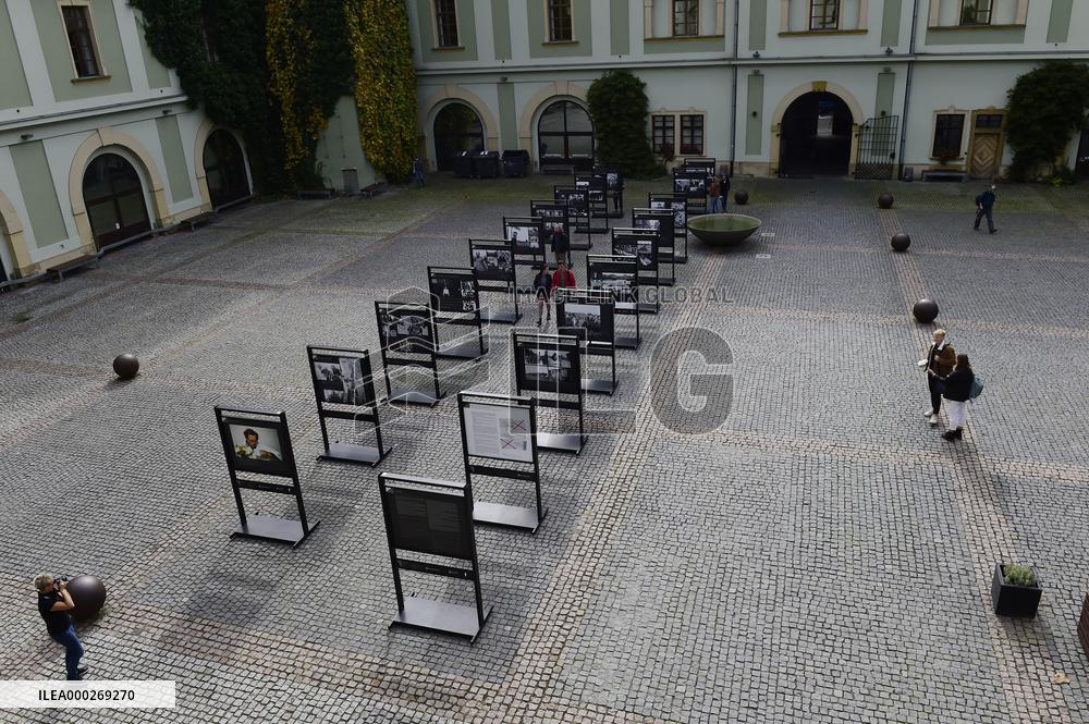 Photo exhibition Undesirable Moments, installation, photo manipulation