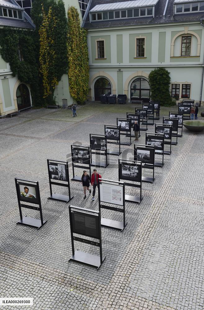 Photo exhibition Undesirable Moments, installation, photo manipulation