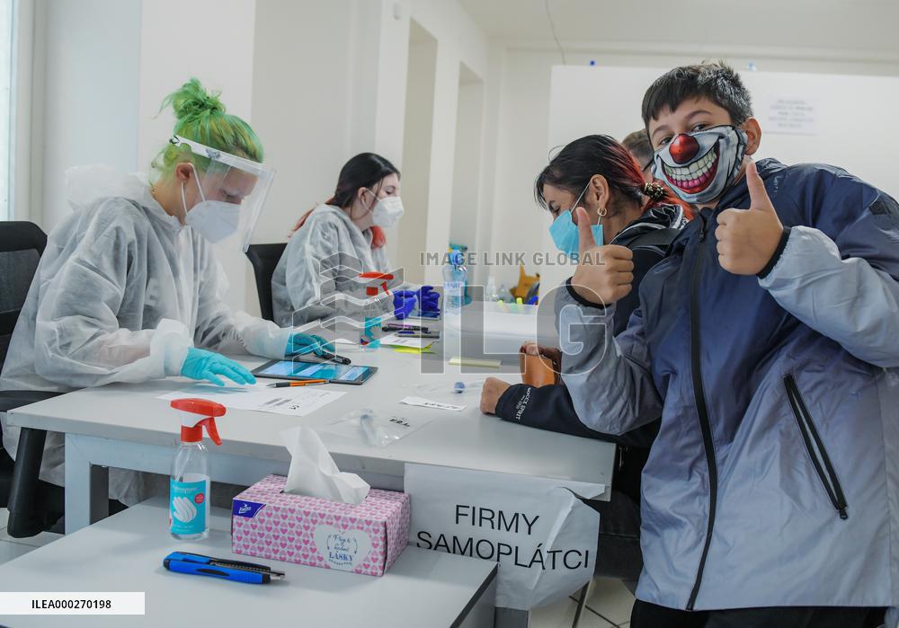 Sampling point for test on covid 19, Revolucni 30, Prague, Czech Republic