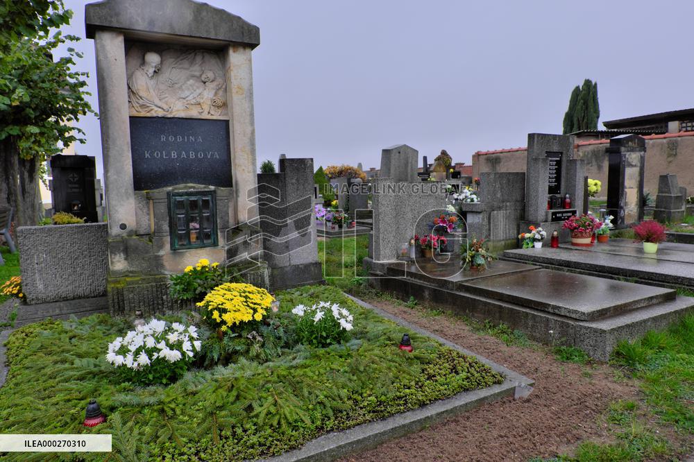 All Souls' Day, cemetery, flowers, grave stones, candles, tradition, graveyard