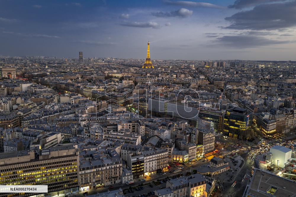 Tour Eiffel, Paris city, Arc de Triomphe, Champs-Elysees, The Eiffel Tower