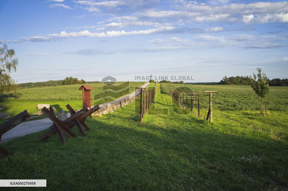 The Iron Curtain monument, memorial