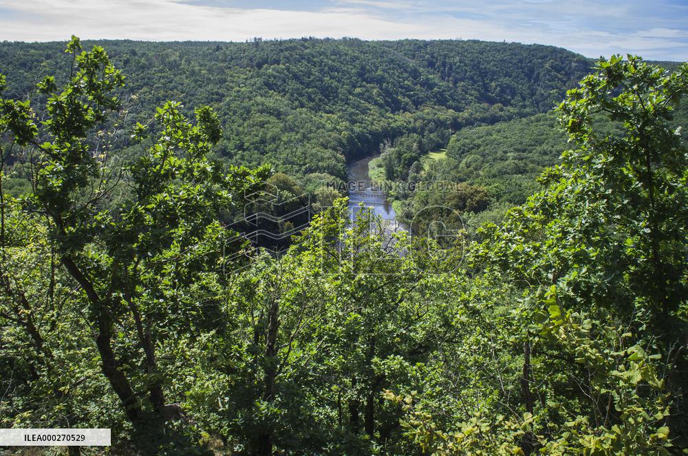 scenic viewpoint Sobes, Podyji National Park, Thayatal
