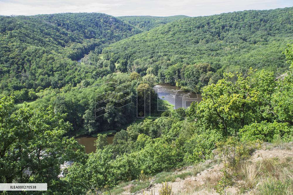 scenic viewpoint Sobes, Podyji National Park, Thayatal
