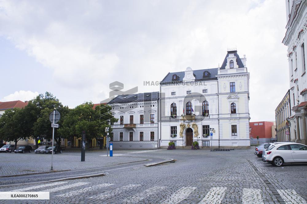 the Uherske Hradiste Town Hall, Masaryk Square