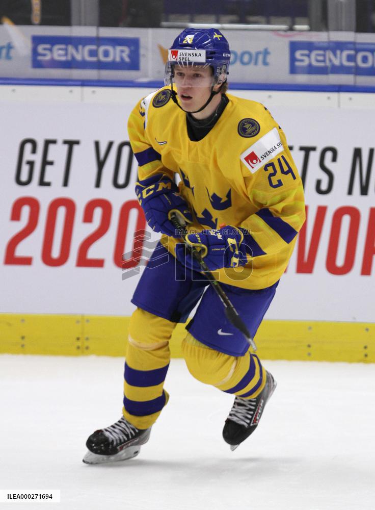 GUSTAFSSON Hugo (SWE), sportovec, hokejista, MSJ U20 2020 Ostrava