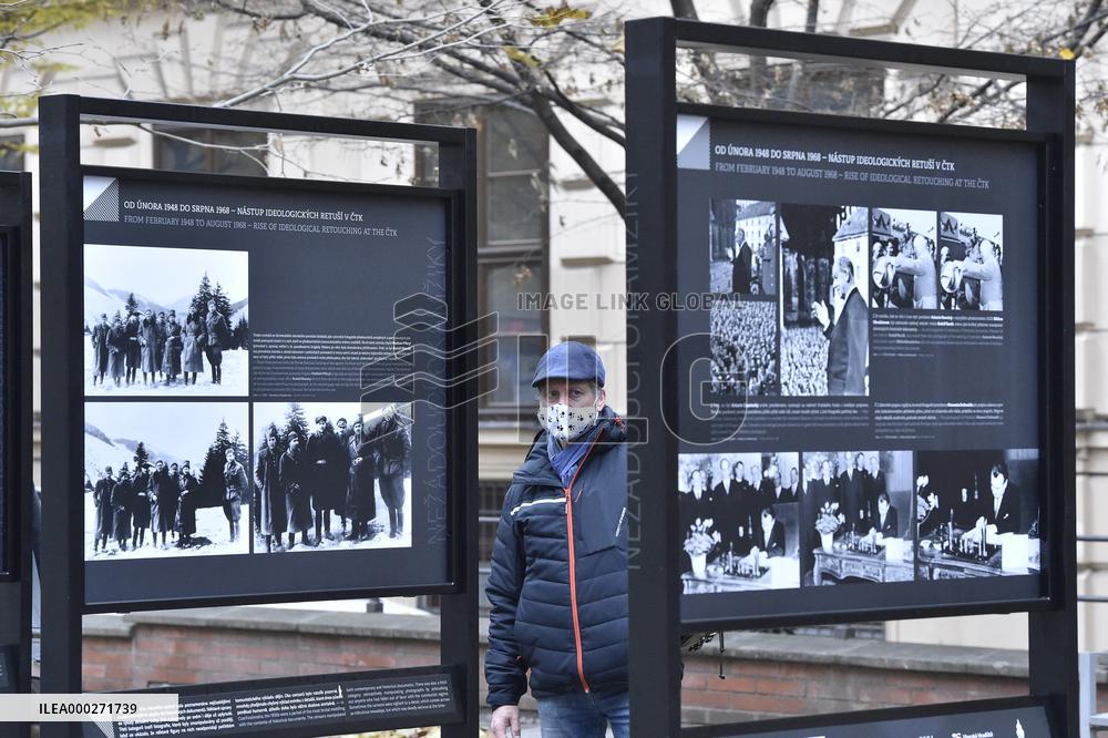 Photo exhibition Undesirable Moments, photo manipulation