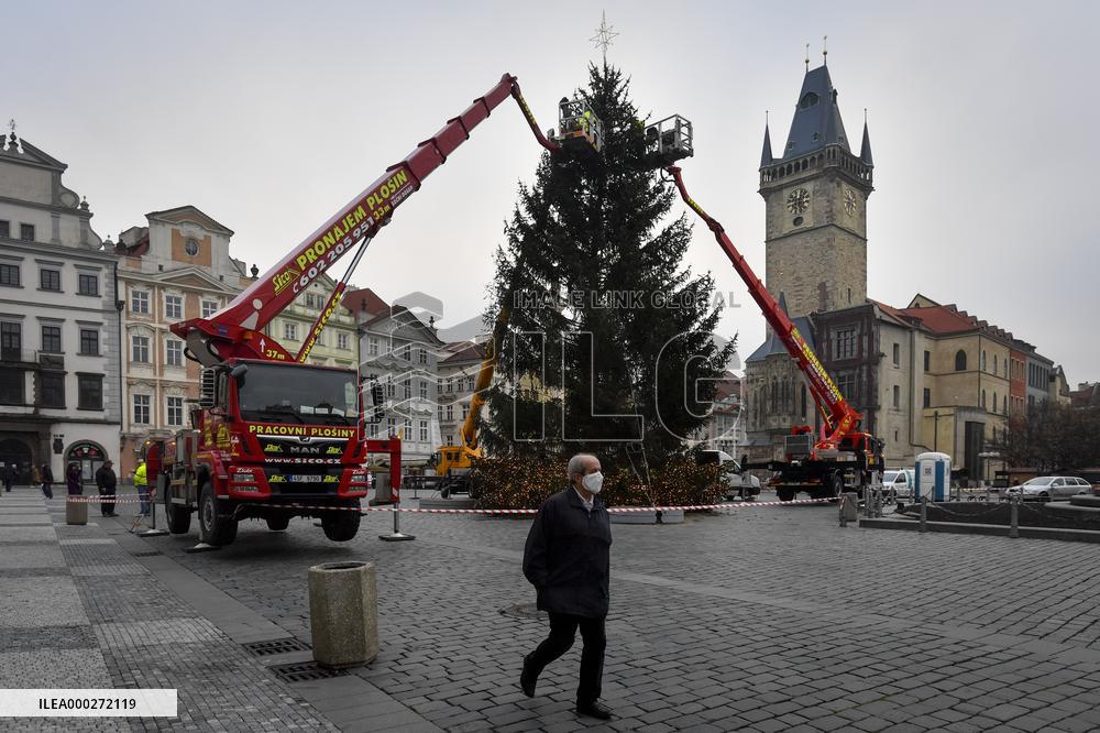 Christmas tree, Prague, Old Town Square