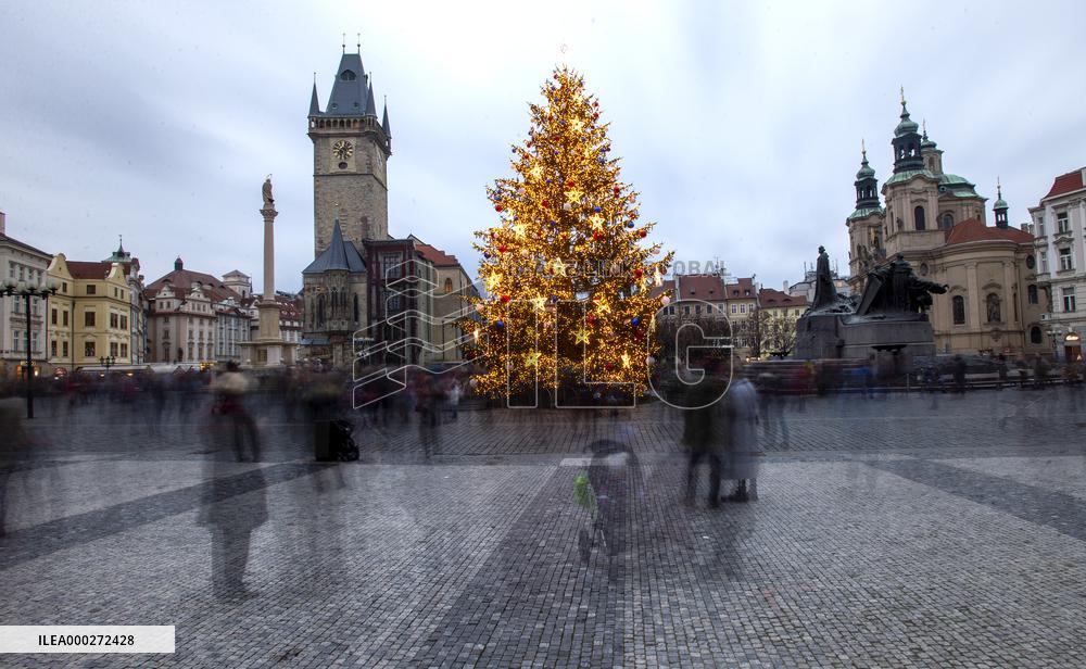 Christmas tree, Old Town Square in Prague