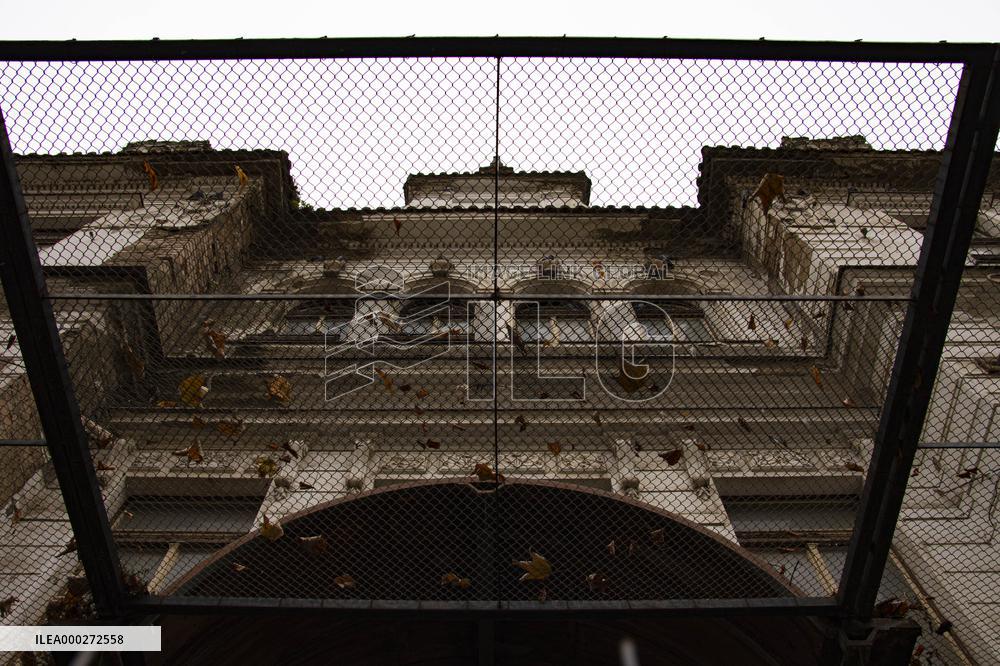 abandoned Praha-Vysehrad Railway Station