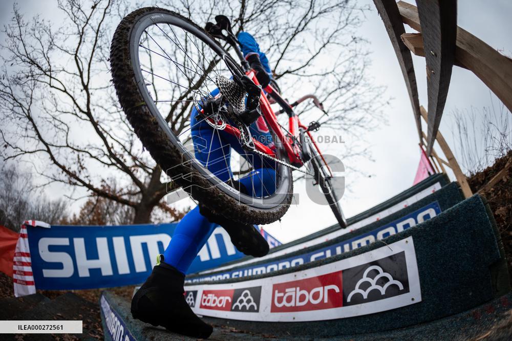 Czech cyclists, training session, UCI World Cup 2020, cyclo-cross, Tabor, Czech Republic