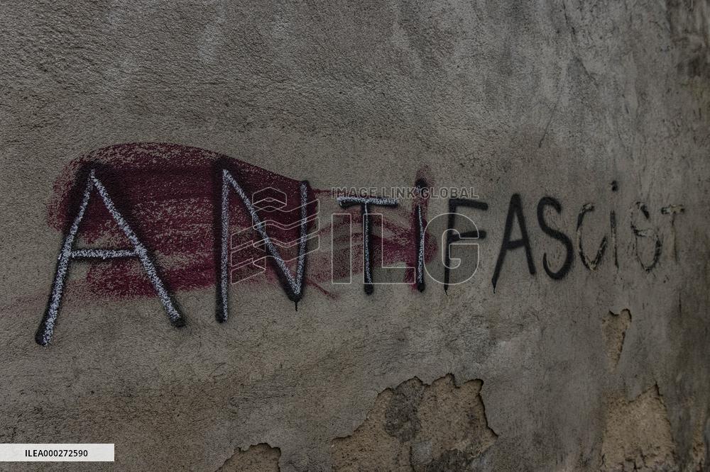 Antifa, sign,  antifascist