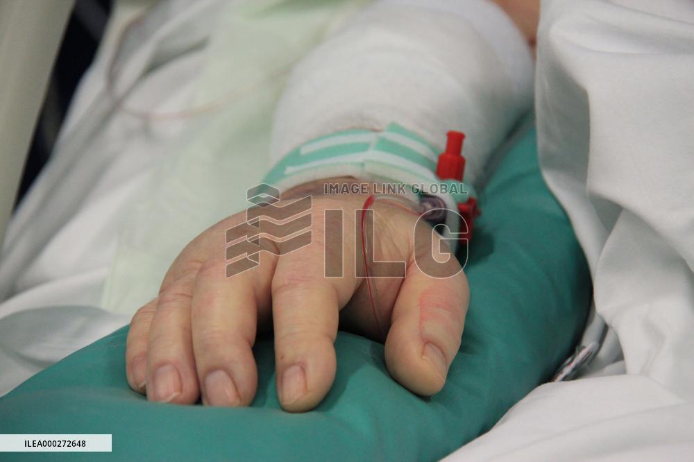 University Hospital Kralovske Vinohrady, department of anesthesiology and resuscitation for patients with COVID-19 disease, medical staff, protective clothing, suit, healthcare professionals, breathing mask, filter