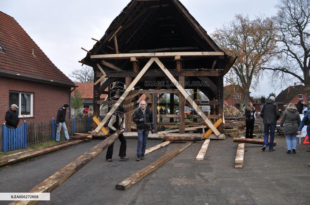 500 year old half-timbered house, Martfeld