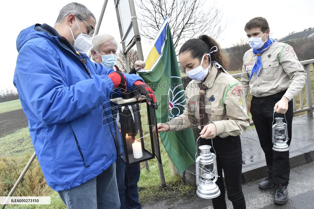 Light from Bethlehem, scouts, Czech, Austria