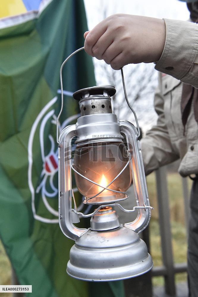 Light from Bethlehem, scouts, Czech, Austria