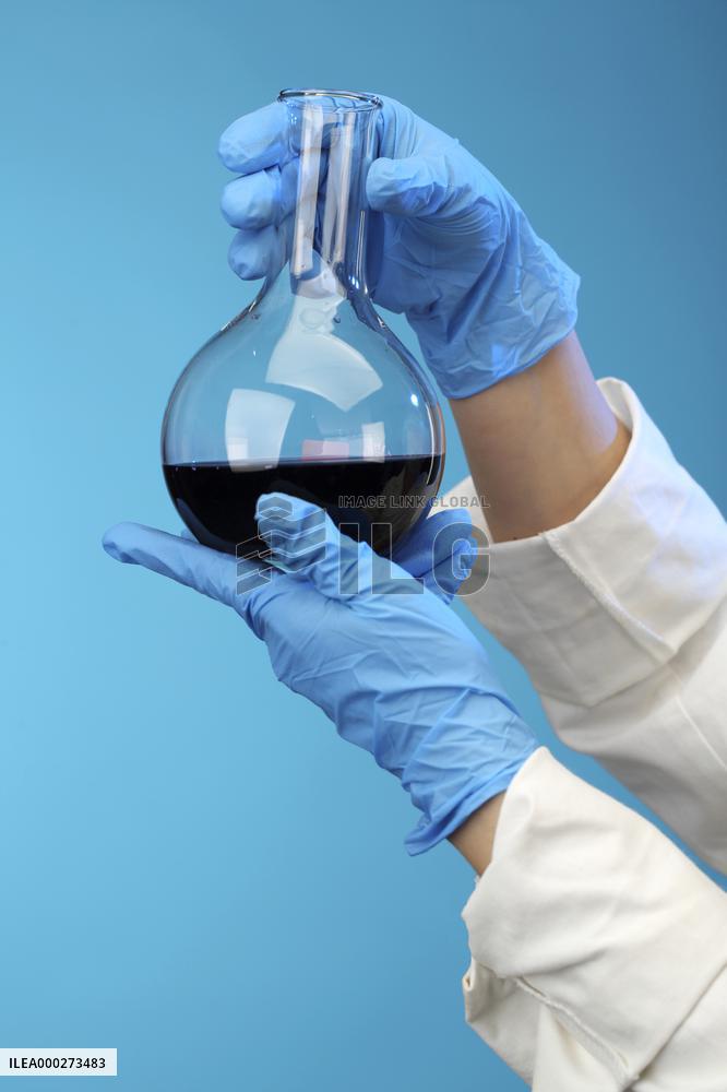 Test, testing, covid-19, coronavirus, vaccine, protective clothing, gloves, blood, laboratory flash, antibodies, research, glass tube, tubes