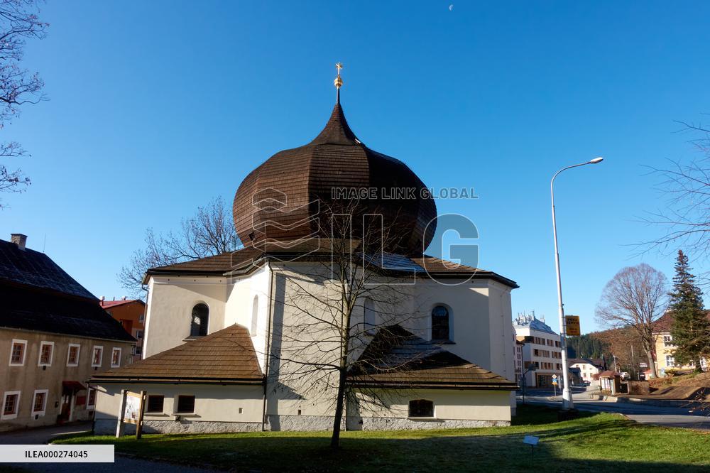 Baroque church of the Virgin Mary the Helper from the Star