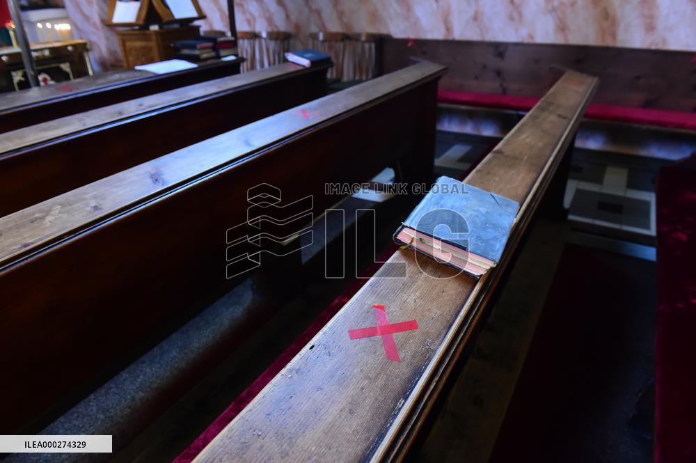 orthodox Christmas liturgy, online, church in Olomouc, mass