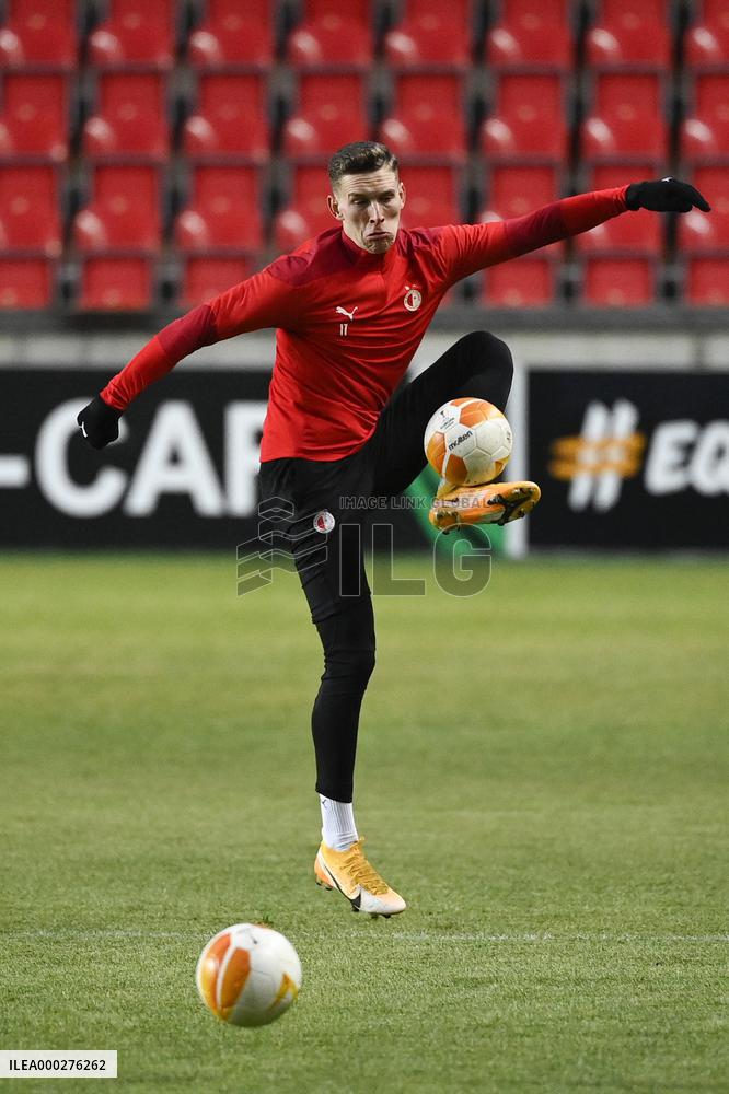 Lukas Provod, training, Slavia Praha
