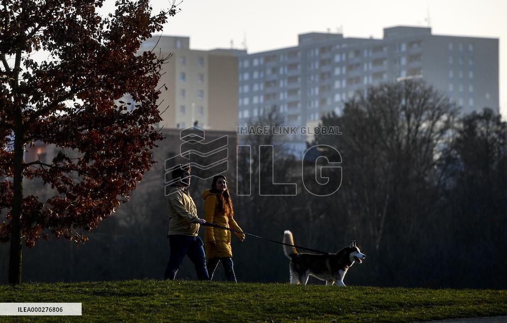 people, weather, dog