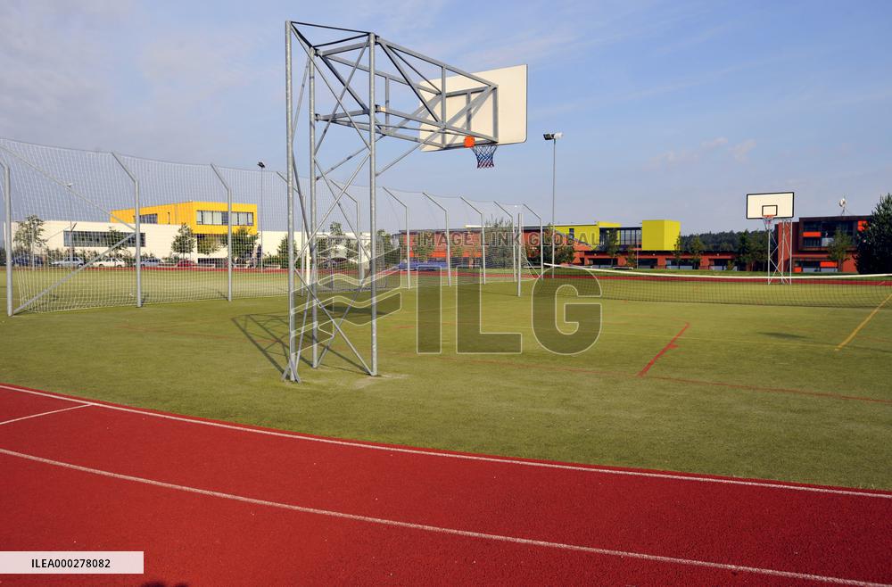 Open Gate elite primary school for exceptionally gifted children, basketball court