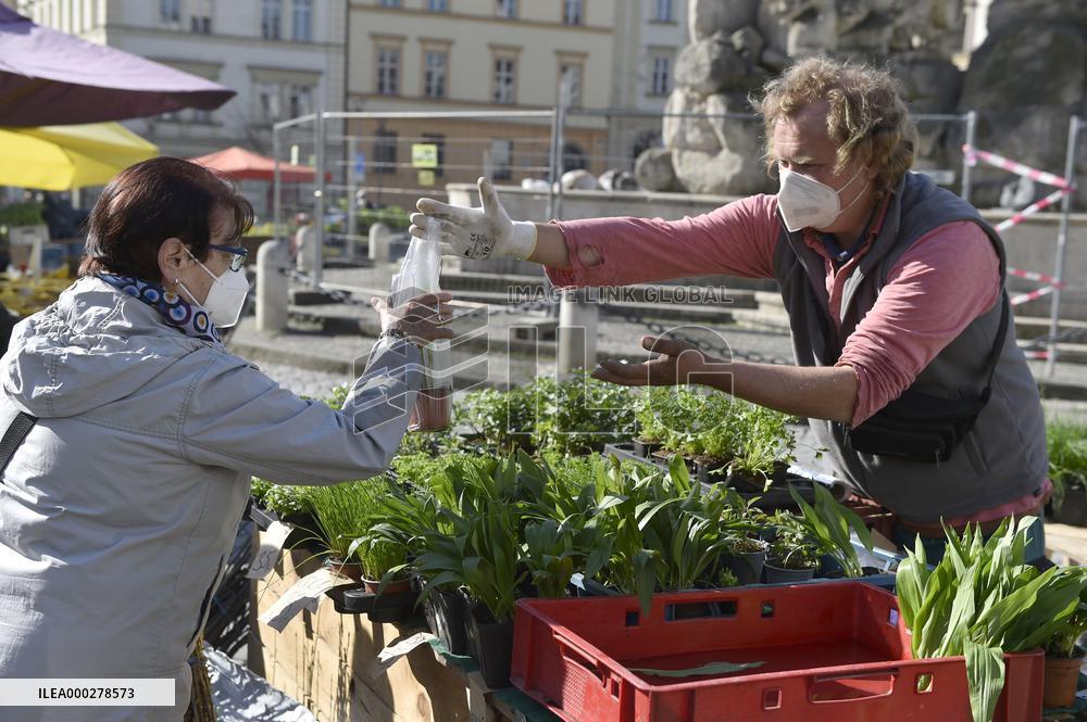 Zelny Trh Market, Brno, fruit, vegetables