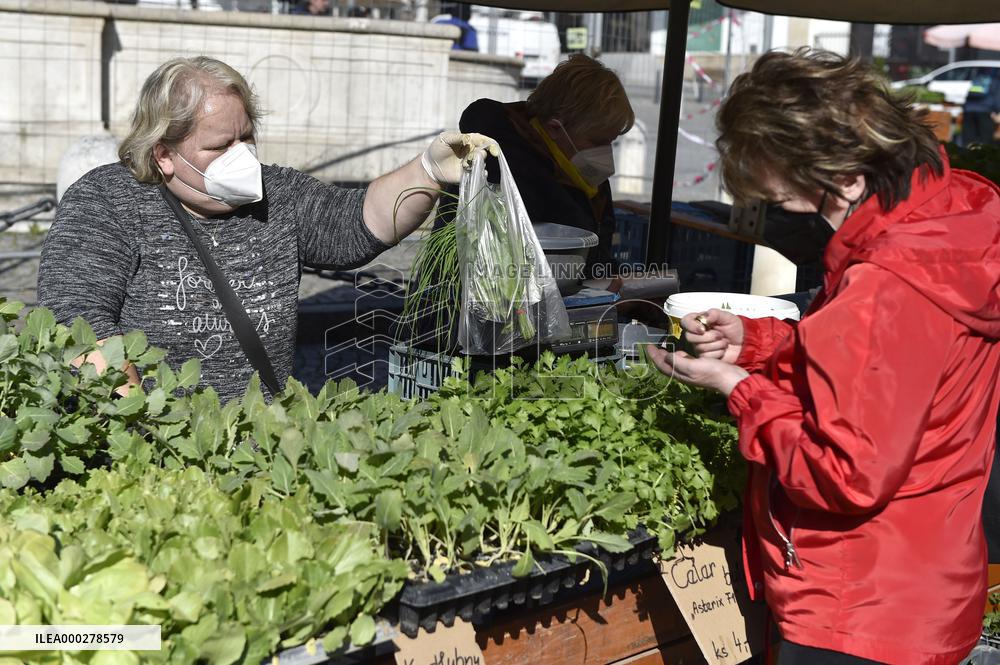 Zelny Trh Market, Brno, fruit, vegetables