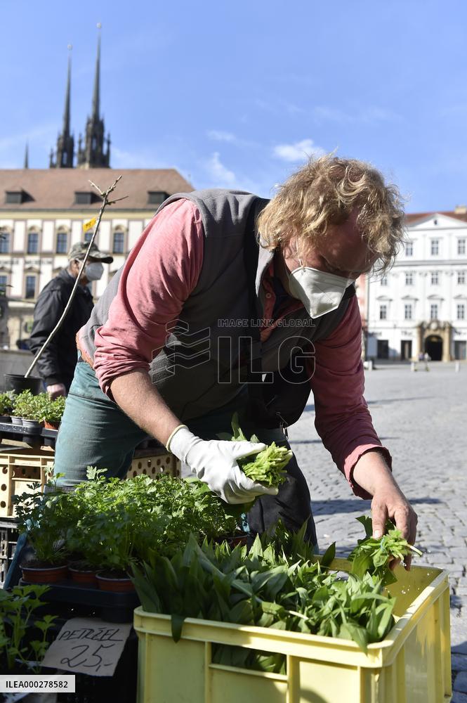 Zelny Trh Market, Brno, fruit, vegetables