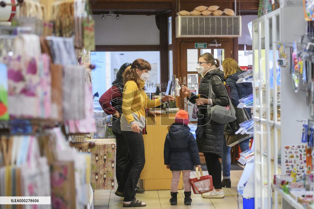 Stationery, Plzen, reopening, shopping, shop