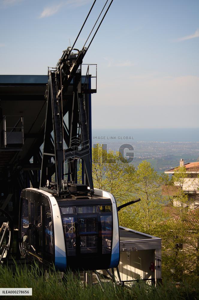 San Marino, lockdown, view, hiking, cable car