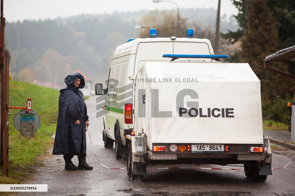 explosion of the ammunition store in Vrbetice, police
