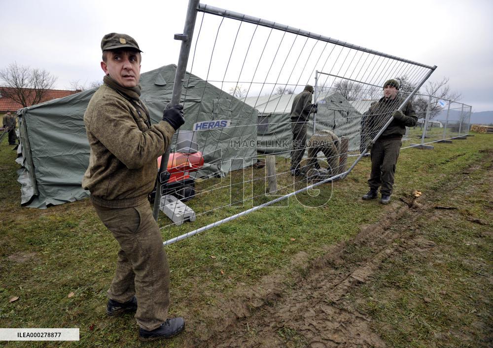 explosion of the ammunition store in Vrbetice, army, soldiers, guard unit