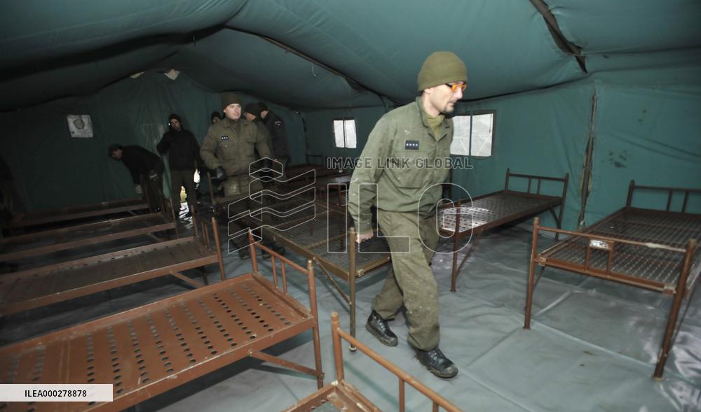 explosion of the ammunition store in Vrbetice, army, soldiers, guard unit