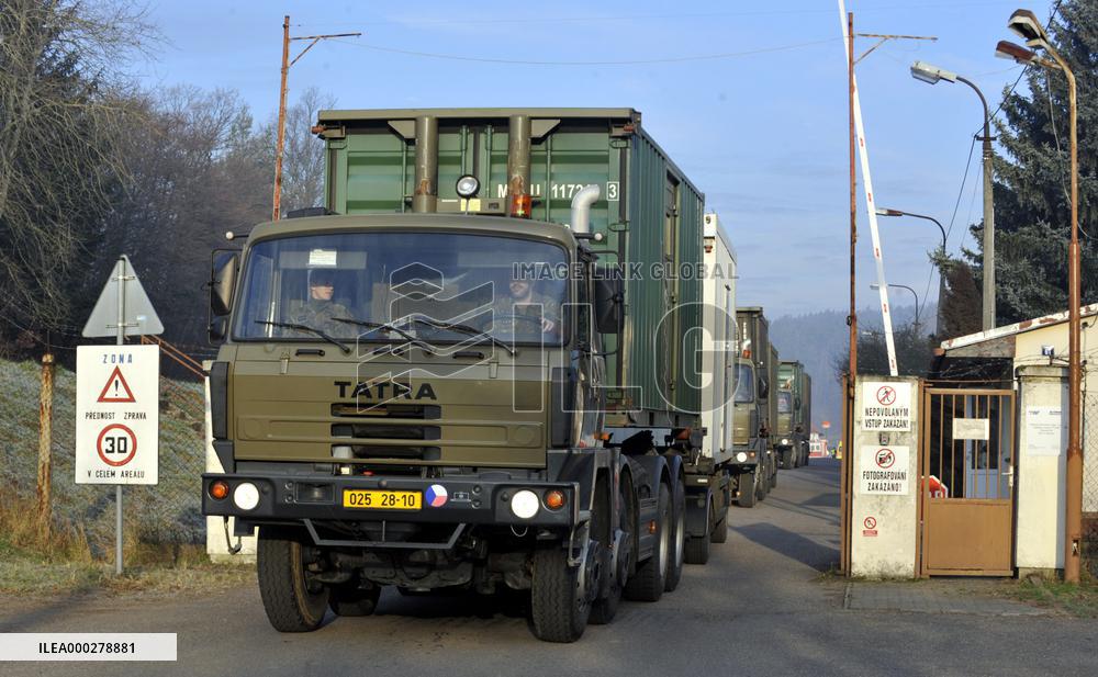 explosion of the ammunition store in Vrbetice, army, soldiers, guard unit