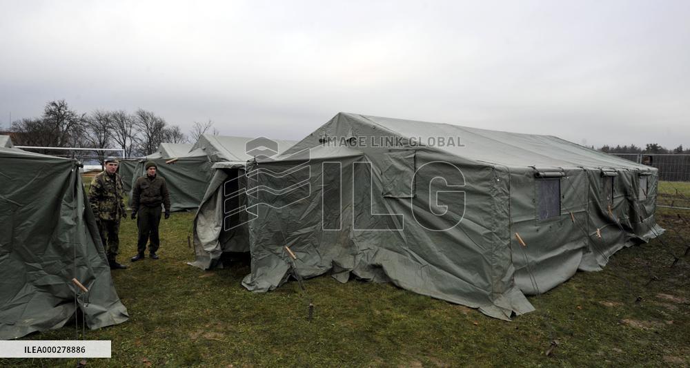 explosion of the ammunition store in Vrbetice, army, soldiers, guard unit