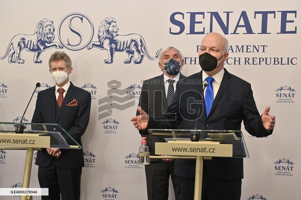 Pavel Fischer, Milos Vystrcil, Jiri Ruzicka