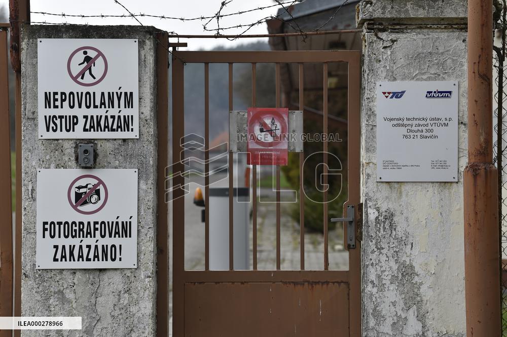 Village Vlachovice-Vrbetice, Czech Republic, Vrbetice  ammunition store